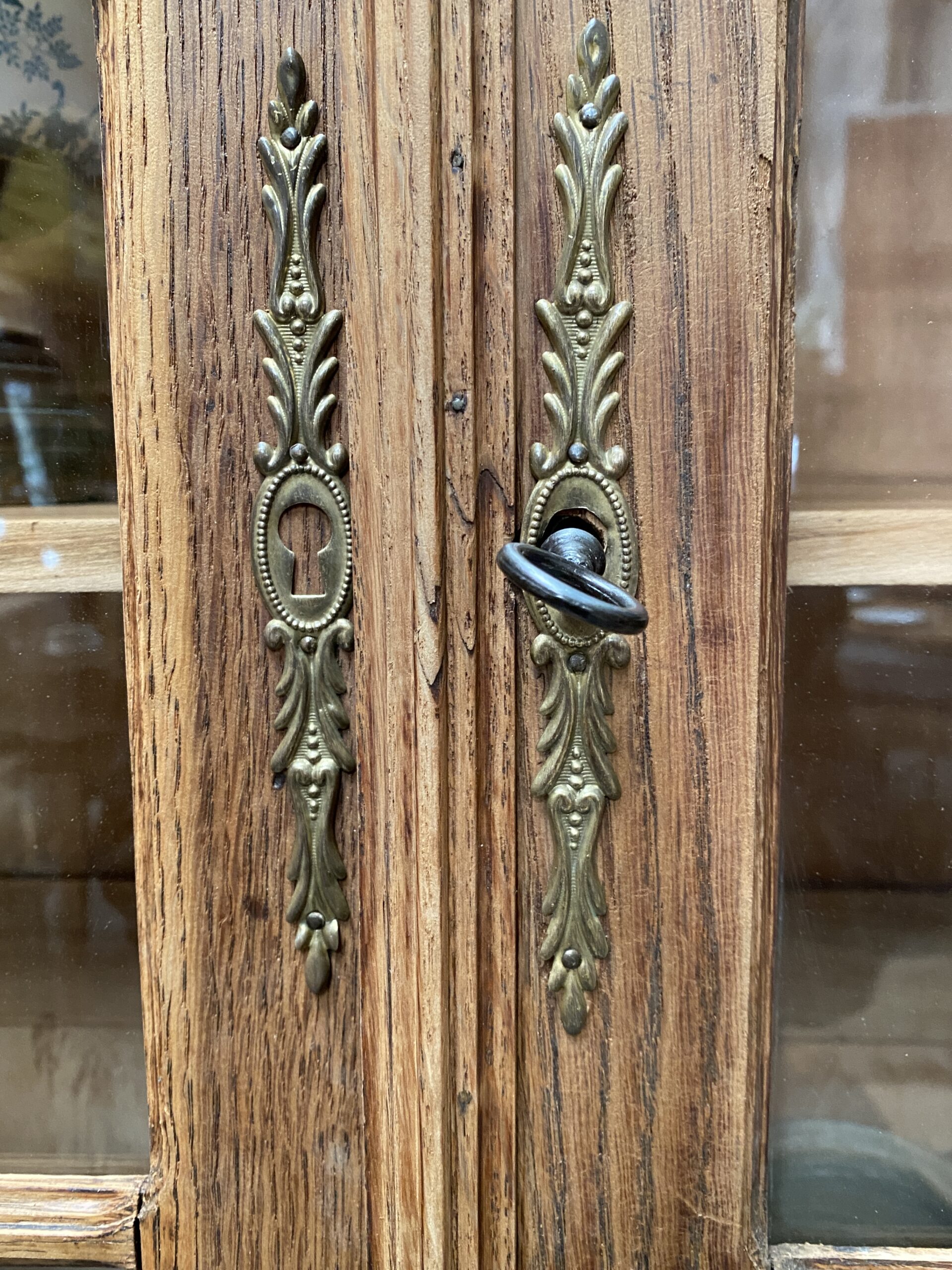 Vitrine-Bibliothèque en chêne