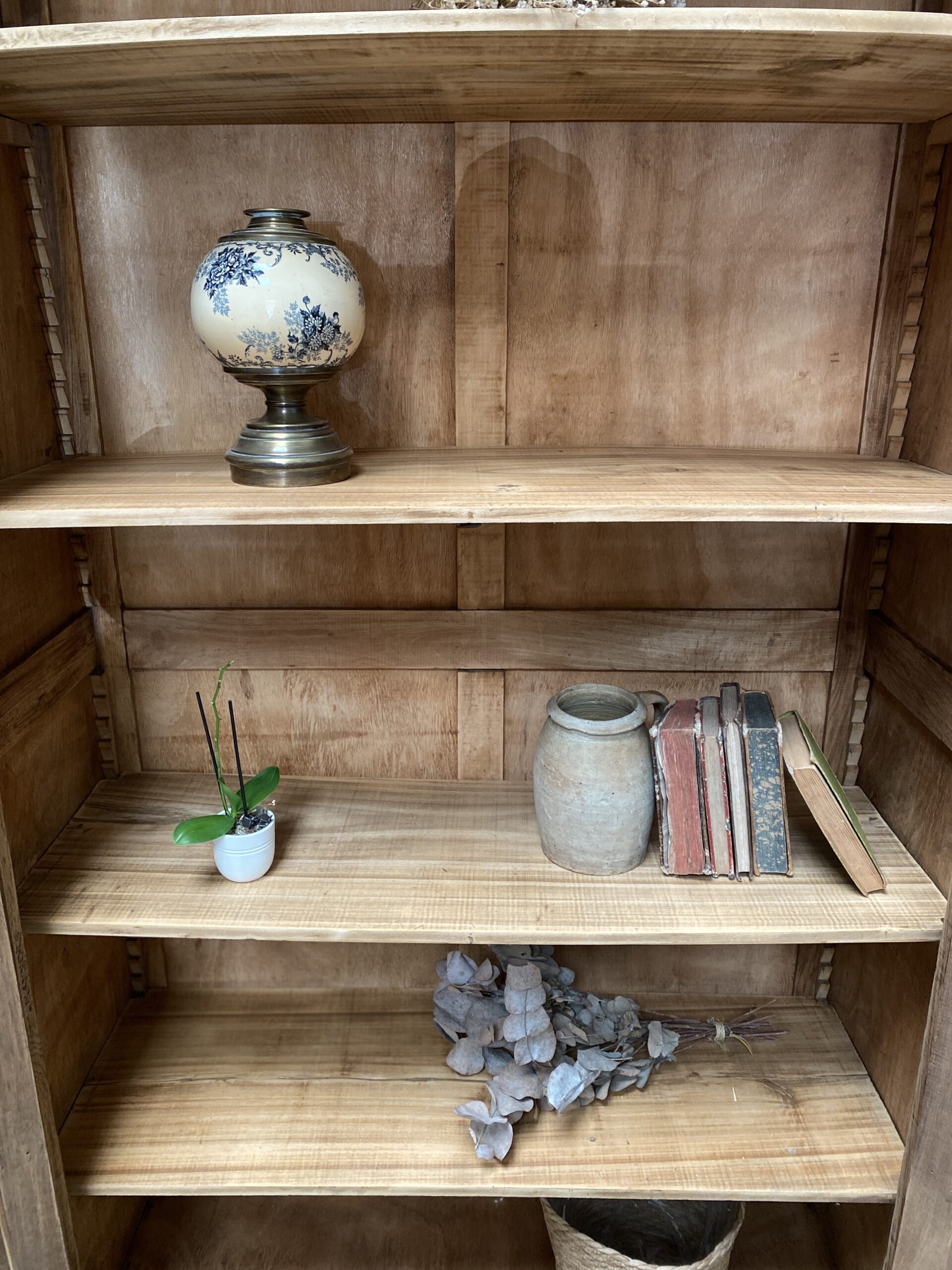 Vitrine-Bibliothèque en chêne